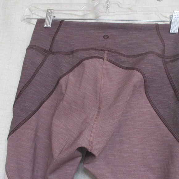 lululemon athletica Two-Tone Leggings - Brown and Pink - Picture 2 of 5